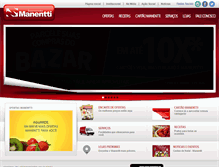 Tablet Screenshot of manentti.com.br